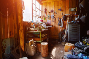 messy shed